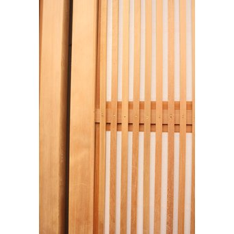 美品障子枠付細身格子戸　4枚1組　L771 