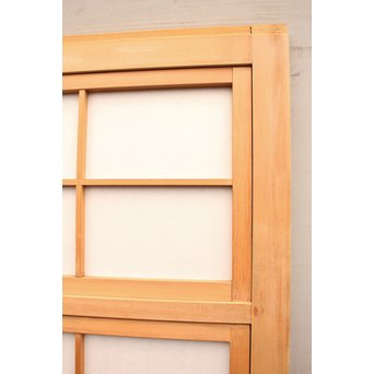 美品障子枠付細身格子戸　4枚1組　L771 
