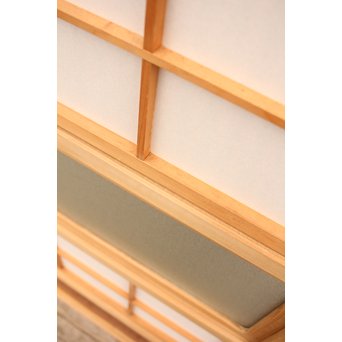 美品障子枠付細身格子戸　4枚1組　L771 