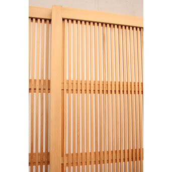 美品障子枠付細身格子戸　4枚1組　L771 