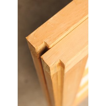 美品障子枠付細身格子戸　4枚1組　L771 