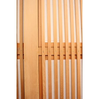 美品障子枠付細身格子戸　4枚1組　L771 