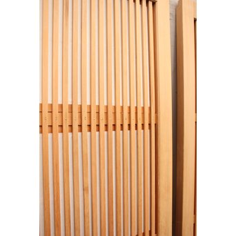 美品障子枠付細身格子戸　4枚1組　L771 