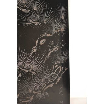 人間国宝　前大峰　彫漆硯箱　S2710 