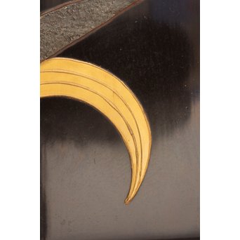 菖蒲蒔絵　硯箱と文箱のセット　S2711 