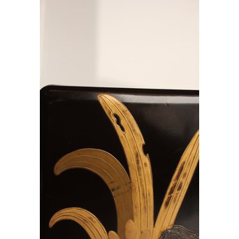 菖蒲蒔絵　硯箱と文箱のセット　S2711 