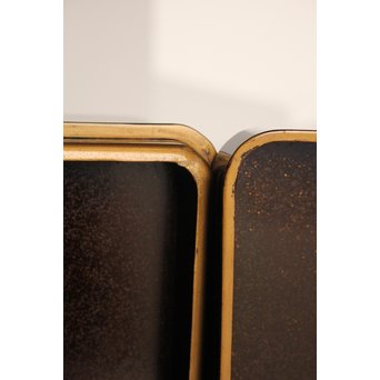 菖蒲蒔絵　硯箱と文箱のセット　S2711 