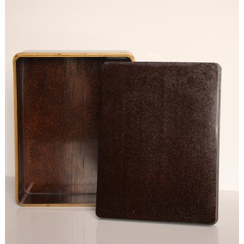 菖蒲蒔絵　硯箱と文箱のセット　S2711 