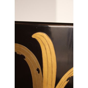 菖蒲蒔絵　硯箱と文箱のセット　S2711 