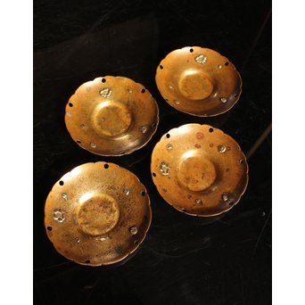 内山大介/寿政写　三清軒茶托4客　K280 