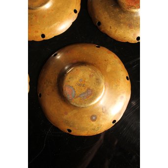 内山大介/寿政写　三清軒茶托4客　K280 