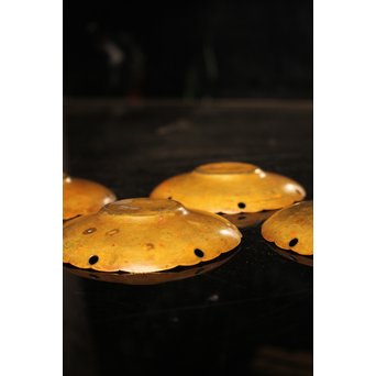 内山大介/寿政写　三清軒茶托4客　K280 