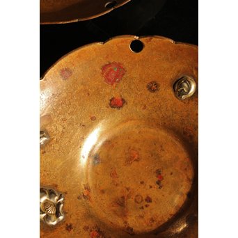 内山大介/寿政写　三清軒茶托4客　K280 