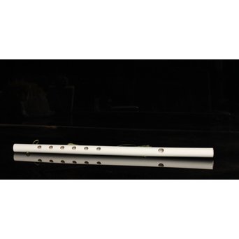 清風与平作　白磁横笛/花器　S2726 