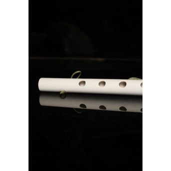 清風与平作　白磁横笛/花器　S2726 