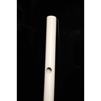 清風与平作　白磁横笛/花器　S2726 