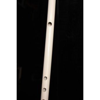 清風与平作　白磁横笛/花器　S2726 