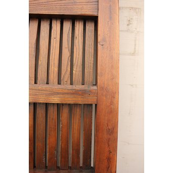 幅狭豪華鉄金具格子蔵戸　W469 