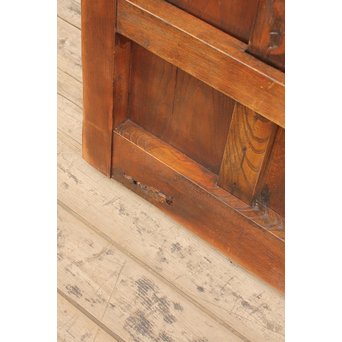 幅狭豪華鉄金具格子蔵戸　W469 