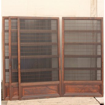 上手繊細格子建具　4枚1組　L780