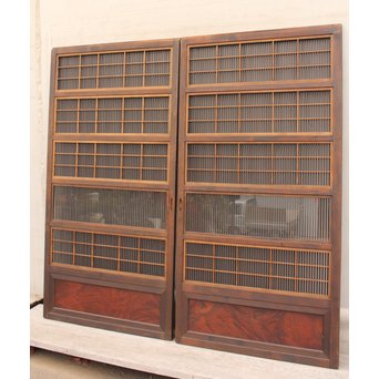 上手繊細格子建具　4枚1組　L780 