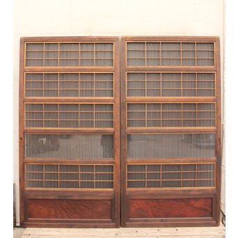 上手繊細格子建具　4枚1組　L780 