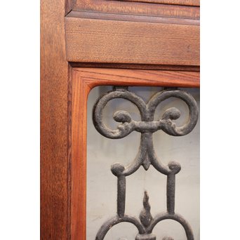 アイアン格子総欅建具/ドア　B835 