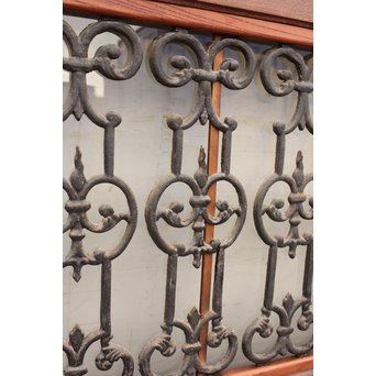 アイアン格子総欅建具/ドア　B835 