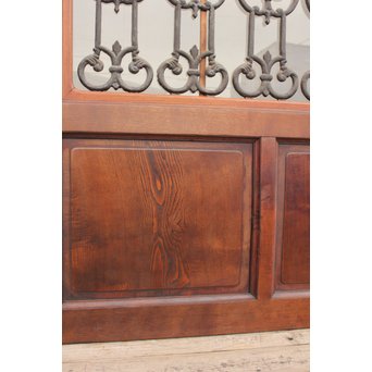 アイアン格子総欅建具/ドア　B835 