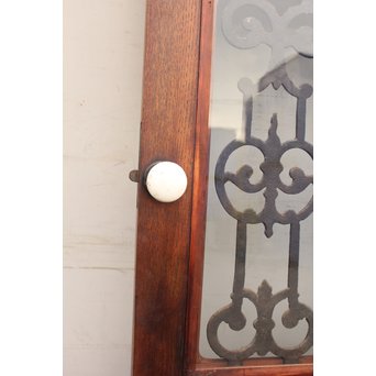 アイアン格子総欅建具/ドア　B835 