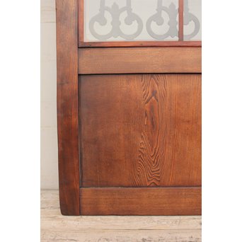 アイアン格子総欅建具/ドア　B835 