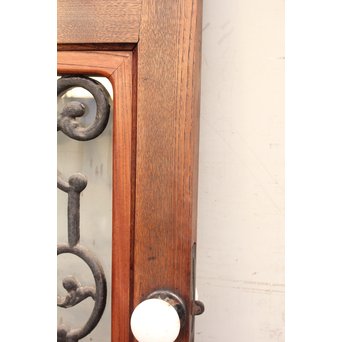 アイアン格子総欅建具/ドア　B835 