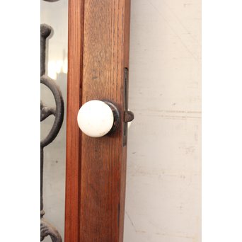 アイアン格子総欅建具/ドア　B835 