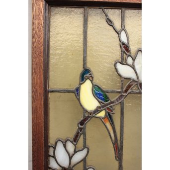 ステンドグラス　花鳥　GD909 