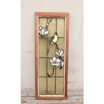 ステンドグラス　花鳥　GD909 