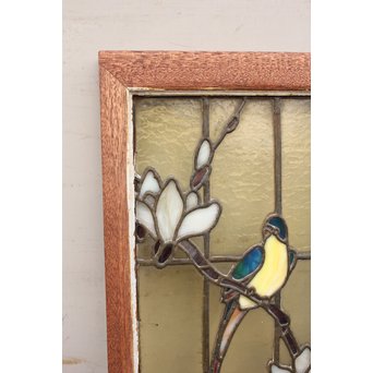 ステンドグラス　花鳥　GD909 