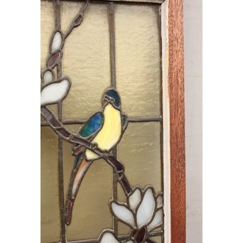 ステンドグラス　花鳥　GD909 