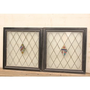 小川三知デザイン　ステンドグラス　2枚1組　GD915