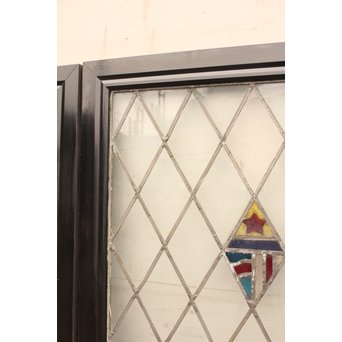 小川三知デザイン　ステンドグラス　2枚1組　GD915 