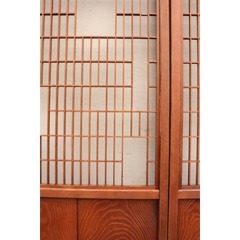 モザイク/パッチワーク風障子戸　2枚1組　F162 