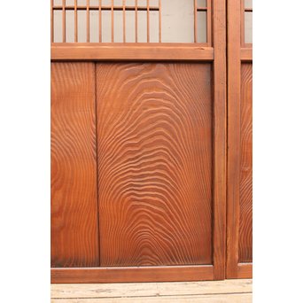 モザイク/パッチワーク風障子戸　2枚1組　F162 