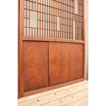 モザイク/パッチワーク風障子戸　2枚1組　F162 