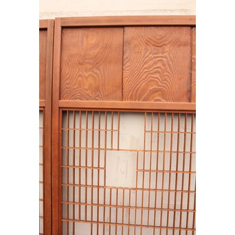 モザイク/パッチワーク風障子戸　2枚1組　F162 