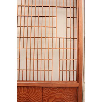 モザイク/パッチワーク風障子戸　2枚1組　F162 