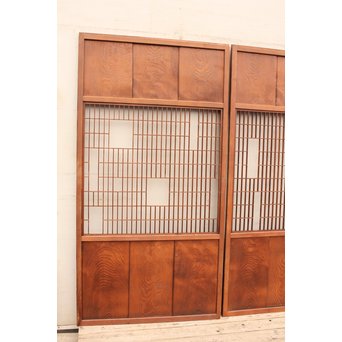 モザイク/パッチワーク風障子戸　2枚1組　F162 