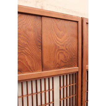 モザイク/パッチワーク風障子戸　2枚1組　F162 