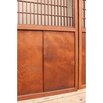 モザイク/パッチワーク風障子戸　2枚1組　F162 