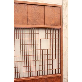 モザイク/パッチワーク風障子戸　2枚1組　F162 