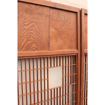 モザイク/パッチワーク風障子戸　2枚1組　F162 