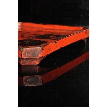 根来膳/盆　5客1組　J2346 